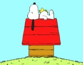 Snoopy durmiendo