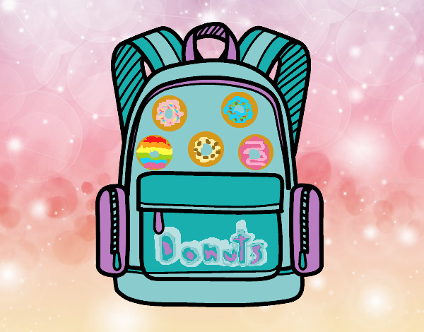 Dibujo Una mochila escolar pintado por LosPrimos6