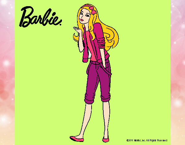 Barbie con look casual