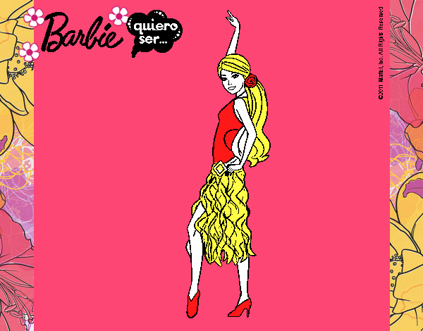 Barbie flamenca