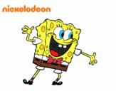 Bob Esponja saludando