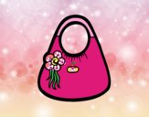 Bolso con flor