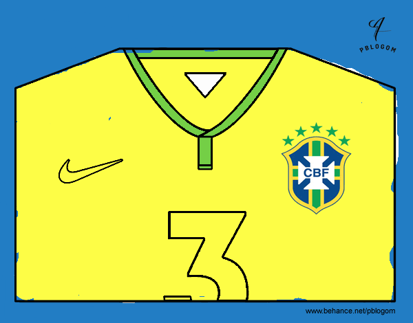 Camiseta del mundial de fútbol 2014 de Brasil