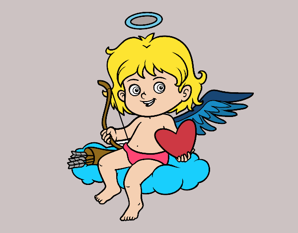 Cupido en una nube