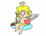 Cupido en una nube