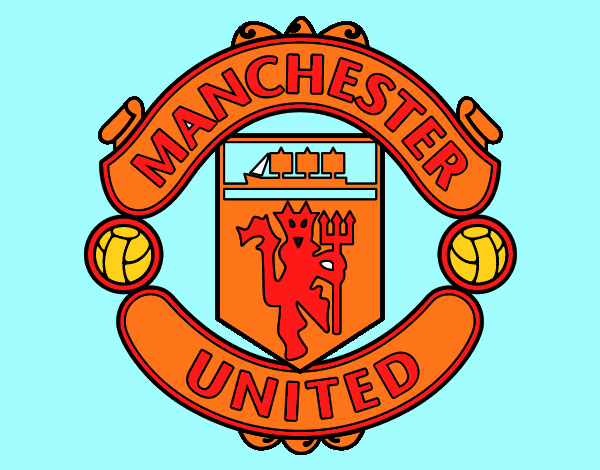 Dibujo De Escudo Del Manchester United Pintado Por En Dibujos.net El 