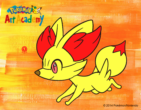 Fennekin corriendo