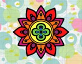 Dibujo Mandala flor de loto pintado por AbrilLOLXD