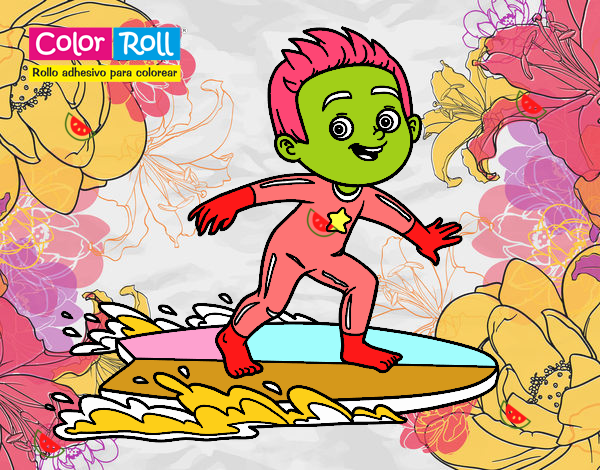 Niño surfista Color Roll