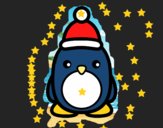 Pingüino navideño