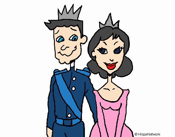 Dibujo Príncipe y princesa pintado por KLIZ