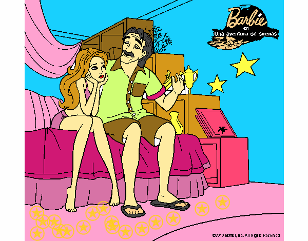 Barbie con su padre