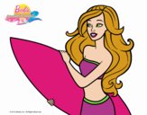 Barbie va a surfear