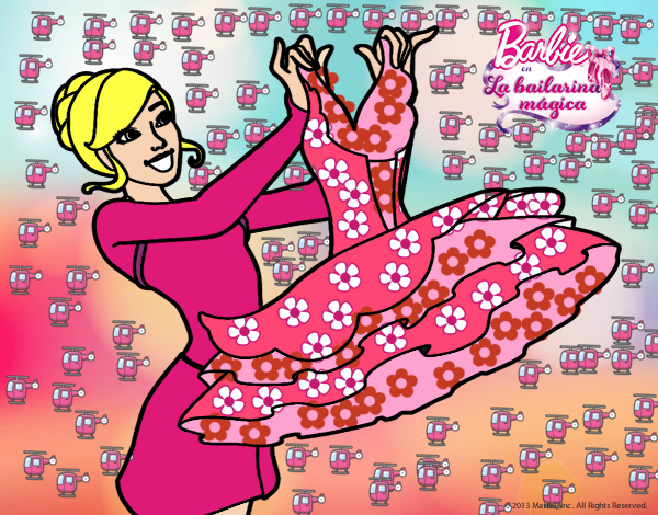 Barbie y su vestido de ballet