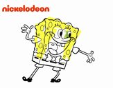 Bob Esponja saludando