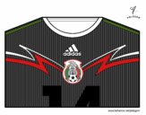 Camiseta del mundial de fútbol 2014 de México