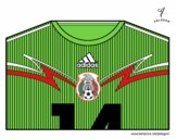 Camiseta del mundial de fútbol 2014 de México