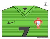 Camiseta del mundial de fútbol 2014 de Portugal