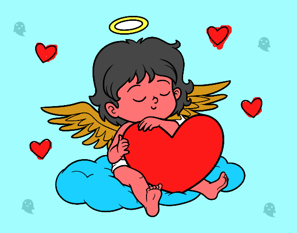 Cupido con corazón