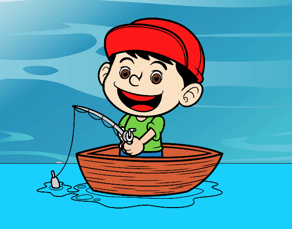 Niño pescando