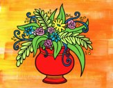 Dibujo Un jarrón con flores pintado por jorgegon65