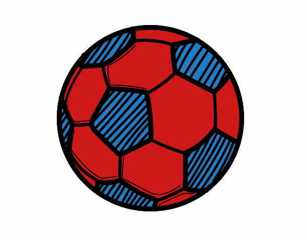Dibujo Balón de fútbol pintado por juandaver