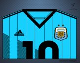 Camiseta del mundial de fútbol 2014 de Argentina