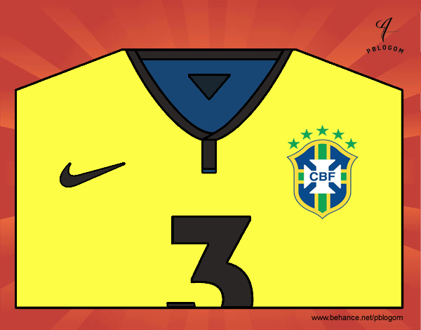 Camiseta del mundial de fútbol 2014 de Brasil