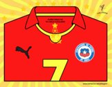 Camiseta del mundial de fútbol 2014 de Chile