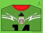 Camiseta del mundial de fútbol 2014 de México