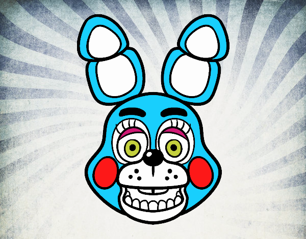 Cara de Toy Bonnie de Five Nights at Freddy's