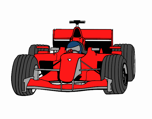 Dibujo Coche de F1 pintado por juandaver