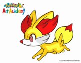 Fennekin corriendo