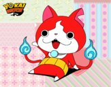 Jibanyan saludando