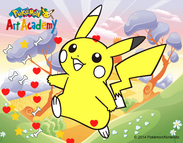 Pikachu en Pokémon Art Academy