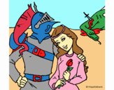 San Jorge y princesa