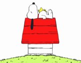 Snoopy durmiendo