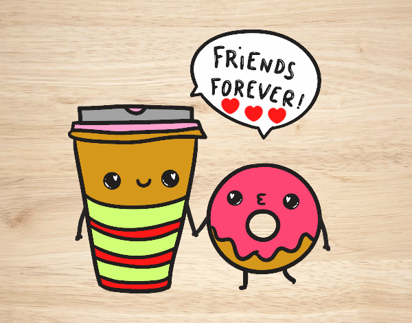 Café y donut