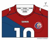 Camiseta del mundial de fútbol 2014 de Costa Rica