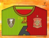 Camiseta del mundial de fútbol 2014 de España