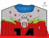 Camiseta del mundial de fútbol 2014 de México