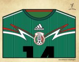 Camiseta del mundial de fútbol 2014 de México