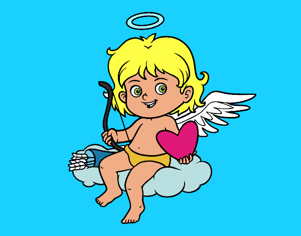 Cupido en una nube