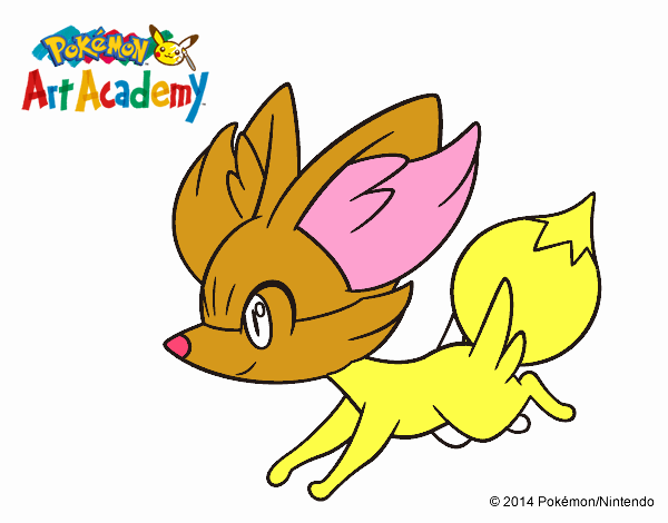 Fennekin corriendo