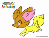 Fennekin corriendo