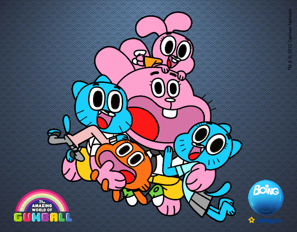 Gumball y amigos contentos