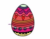 Dibujo Huevo de Pascua para decorar pintado por samiangeli