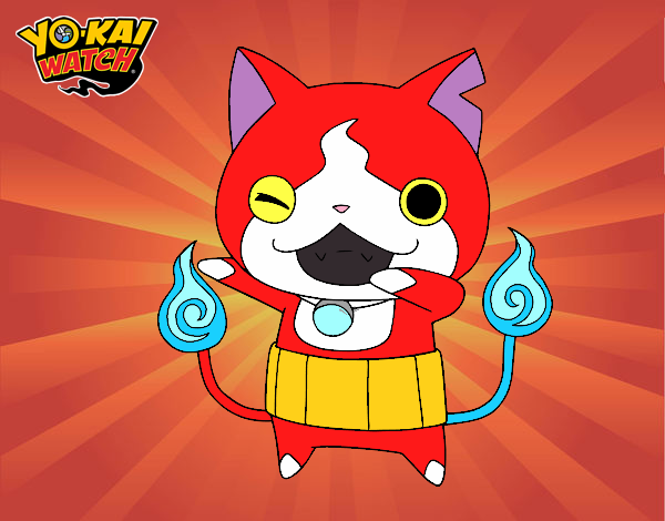 Jibanyan guiñando el ojo