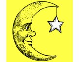 Luna y estrella