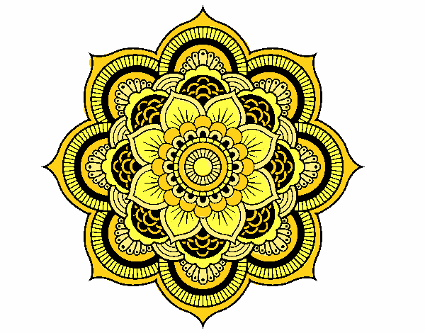 Mandala amarillo